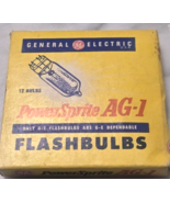 GE  General Electric PowerSprite AG-1  12 Flashbulbs - NOS - $9.89