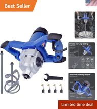 Concrete Mixer Machine, 1800W Cement Mixer Mixing Drill Tool for Concret... - $156.80