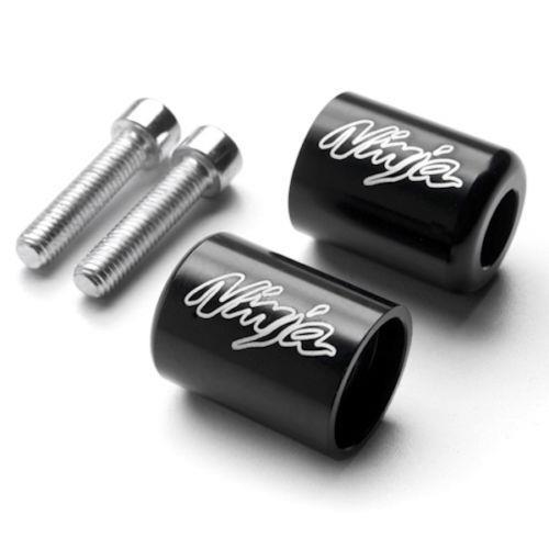 Kawasaki Bar Ends Black Engraved 500 ZX6R ZX9R ZX10RF Item image 2