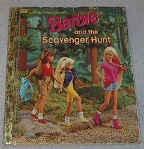 Barbie and the Scavenger Hunt Vintage Little Golden Book - £4.66 GBP