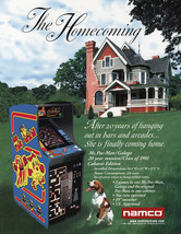 Ms Pac-Man Arcade FLYER The Homecoming Original Video Game Paper Galaga - £10.83 GBP
