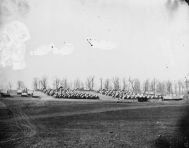 Union 6th New York Artillery Encampment Brandy Station 8x10 US Civil War Photo - £6.92 GBP