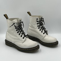 Doc Martens 1460 Smooth Leather Lace Up Boots White sz 7 AW004 - $69.99