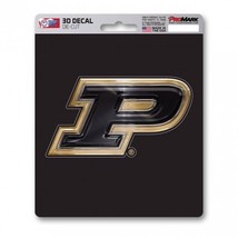 4.5&quot; purdue  boilermakers ncaa college logo auto car die cut 3d decal sticker - £19.97 GBP