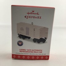 Hallmark Keepsake Ornament Lionel Train 3472 Automatic Refrigerated Milk Car New - £16.46 GBP