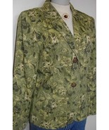 Green Floral Western Horse Show Hobby Halter Jacket Large Apparel Clothes  - £39.50 GBP