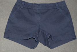 Women&#39;s Size 2 EUC J. Crew Navy Chino Shorts, Pockets - $16.49
