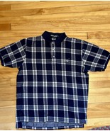 Vintage Ralph Lauren Polo Golf Mens Large Blue, White Plaid Short Sleeve... - $32.26 CAD
