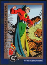 Martin Mart Nodell SIGNED 1991 DC Golden Age Green Lantern Art Card Alan Scott  - £30.92 GBP