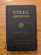 1957 AISC Steel Construction Manual 5th Edition Architects Engineers Eng... - $382.69 MXN