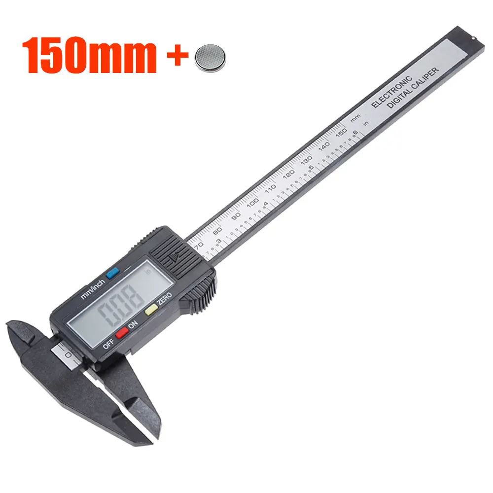 150mm 100mm Electronic Digital Caliper 6 Inch Vernier Caliper Gauge Micrometer M - £129.80 GBP