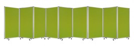 318" X 1" X 71" Green, Metal, 9 Panel, Screen - $6,810.21 CAD
