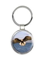 Bald Eagle : Gift Keychain Bird Nature USA American Animals 4th July Patriotic - £6.38 GBP