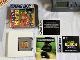 Kirby’s Block Ball  Nintendo Gameboy Authentic , Working Tested Rare Complete - £190.34 GBP
