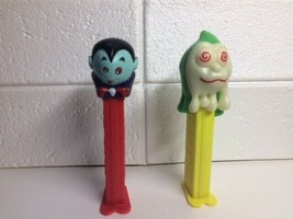 Pair of Monster Pez; Vintage(Slovenia)Glow in the Dark Ghost and Vampire... - $7.25