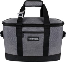Insulated Leakproof 50 Can Soft Sided Portable Cooler Bag By Clevermade For - £45.33 GBP