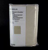 Ikea ANGSLILJA Full/Queen Duvet Cover w/2 Pillowcases Bed Set Light Beig... - $67.27