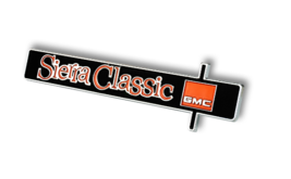 Trim Parts &quot;Sierra Classic&quot; Dash Panel Emblem For 1975-1980 GMC Sierra T... - £47.17 GBP