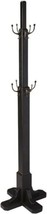 Hanger Hall Stand Antique Brass Black Licorice Distressed Rubberwood - $699.00