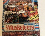 1981 3 Musketeers Candy Bar Vintage Print Ad Advertisement pa20 - £11.81 GBP