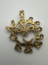 Vintage AMCO Picasso Style Face Brooch 2 1/8&quot; BB9 - $21.84 CAD