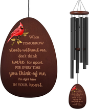 Memorial Wind Chimes for Outside,Cardinal Wind Chimes Sympathy Wind Chime for Lo - £42.82 GBP
