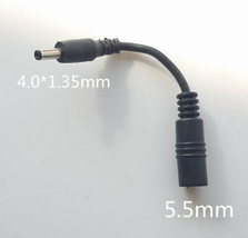 2X DC 5.5mm x 2.1mm Female to 4.0mm x 1.35mm Male Converter cord cable For ASUS - £6.21 GBP