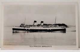 T.E.V. Princess Marguerite Real Photo Gowen &amp; Sutton Co. Ltd Postcard C15 - $7.45