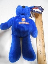 1998 Limited Treasures Pro Bears Ed McCaffrey #87 Blue Beanie Bear With Tag  - £5.51 GBP
