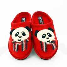 HAFLINGER Flair Panda Rubin RED wool Arch Support Slipper US 7 10 11 EU ... - £63.70 GBP