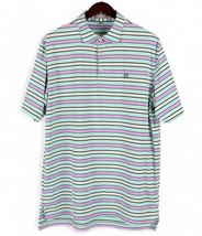 Peter Millar Summer Comfort Golf Polo Shirt Mens Large Multicolor Denver CC - £21.63 GBP