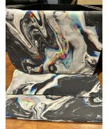 x2 Society 6 Pillow Cases Shams Standard Size Zippered - Marble Rainbow ... - €20,54 EUR