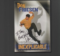 Don Friesen SIGNED Inexplicable DVD / Comedy Hour / Crest Theater 1ST Cl... - £15.49 GBP