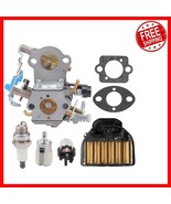 Husqvarna 455 Rancher Carburetor Kit with Air Filter &amp; Spark Plug for Op... - $68.85 CAD