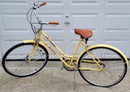 *M) Vintage Women&#39;s Yellow Huffy 3 Timberline 3 Speed Bike 24&quot; - $148.49