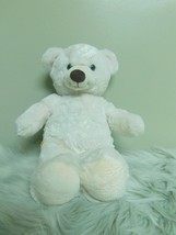 Build A Bear Workshop Off white Soft Nose Teddy Bear 16&#39;&#39; Plush Stuffed Toy - £14.23 GBP
