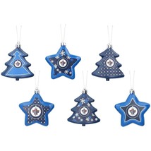 Winnipeg Jets NHL Hockey Christmas Tree and Star 6 Ornament set Great Gi... - £14.50 GBP