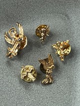 Vintage Lot of Goldtone Angel or Cherub Lapel or Hat Pin or Tie Tac – largest on - £8.85 GBP
