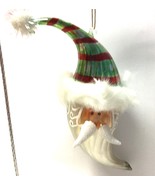 Santa Claus Christmas ornament glass 7”  flaws 56006A-1 as is - €12,39 EUR