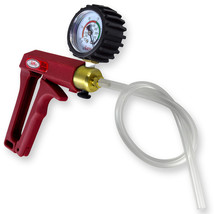 Vacuum Pump LeLuv MAXI Red Handle with Protected Gauge and Clear Hose - £34.10 GBP