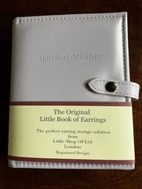 Original Little Book Of Earrings Lilac 4 Page Jewellery Storage Box Book - £16.36 GBP