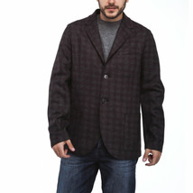Harris Wharf London Charcoal Virgin Wool Tartan Flannel Blazer-EU 50 US ... - $249.99