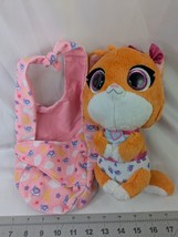 Disney Junior Tots Mia Kitten Plush Snuggle Blanket 10 Inch Stuffed Animal Toy - $14.95