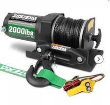 12v Electric 2000 lb Winch for ATV UTV Trailer Boat Winch Steel Cable Wa... - $331.39 MXN