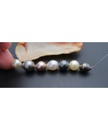 7pc Organic Mixed Pearl Set; Tahitian, South Sea &amp; Freshwater Pearls - 4... - €59,51 EUR