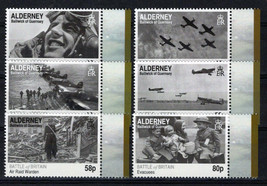 ZAYIX Alderney 369-374 MNH Battle of Britain Military War Aviation 101623SM57 - £7.71 GBP