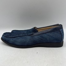 Antonio Cerrelli Mens Blue Round Toe Slip On Casual Loafer Shoes Size 8.5 - £38.93 GBP