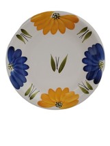 Maxam La Primula Blue &amp; Yellow Daisy 10.5” Dinner Plate. Italy - £10.90 GBP