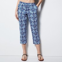 MILLY for DesigNation Capri PANTS Size: 4 (SMALL) New SHIP FREE Floral C... - £70.76 GBP