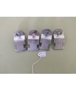 Lot of 4 Thomas &amp; Betts 3/4 Strut Straps for O.D. Tubing, 3/4&quot; STD Clamp - $8.69